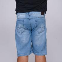 Bermuda Masculina Jeans Plus Size Shorts Tamanho Especial - Execução Jeans