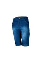 Bermuda masculina jeans slim fit com elastano super confortavel