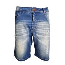 Bermuda Masculina Jeans Squadrão Plus Size Bermuda Masculina Jeans Squadrão Plus Size