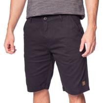 Bermuda Masculina Max Denim Sarja Casual Fit Preto Bermuda Masculina Max Denim Sarja Casual Fit Preto