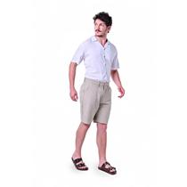 Bermuda Masculina Micro Fibra Básica Friso
