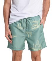 Bermuda Masculina Microfibra Estampada Rovitex Bermuda Masculina Microfibra Estampada Rovitex