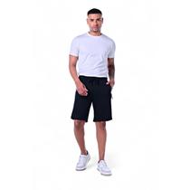 Bermuda Masculina Moletom com bolso zíper frontal