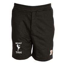 Bermuda Masculina Moletom Muay Thai Casual Conforto Academia