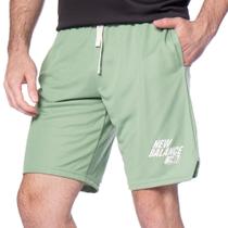 Bermuda Masculina New Balance Graphic 9 Esportivo Verde