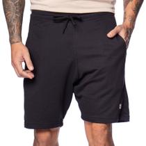 Bermuda Masculina Over Surf em Moletom Preta