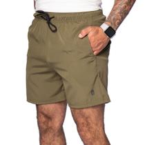 Bermuda Masculina Over Surf Tactel Básica Curta Verde