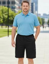 Bermuda Masculina Plus Size Cargo Tecido Leve G1 ao G4
