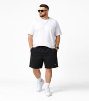 Bermuda Masculina Plus Size Com Bolsos Good Bless Preto