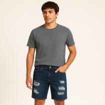 Bermuda Masculina Rasgada Linha Premium Praia Verão Shorts rasgados Estilo