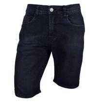 Bermuda Masculina Recuzza Estonada Preta - 10966