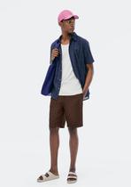 Bermuda Masculina Reta Texturizada Com Linho Hering Bermuda Masculina Reta Texturizada Com Linho Hering