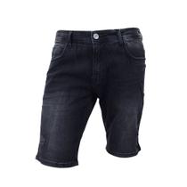 Bermuda Masculina Rock & Soda Jeans Black - 46623 Bermuda Masculina Rock & Soda Jeans Black - 46623