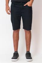 Bermuda Masculina Sarja Básica Polo Wear Preto