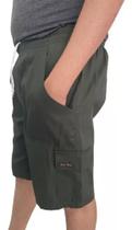 Bermuda Masculina Sarja Brim Algodão 4 Bolsos Bermuda Masculina Sarja Brim Algodão 4 Bolsos