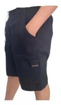 Bermuda Masculina Sarja Brim Algodão 4 Bolsos