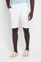 Bermuda Masculina Sarja Slim Kauai Polo Wear Off White