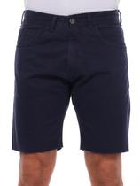 Bermuda Masculina Sarja Slim Marinho Bermuda Masculina Sarja Slim Marinho