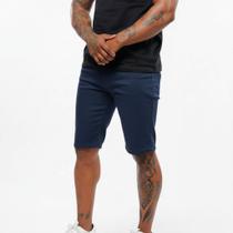 Bermuda Masculina Sarja Sport Fino Volgue Alfaiataria Elastano