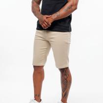 Bermuda Masculina Sarja Sport Fino Volgue Alfaiataria Elastano