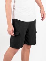 Bermuda Masculina Short Cargo Tactel Liso Casual Treino Academia