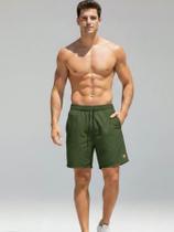 Bermuda Masculina Tactel Premium com Elástico e Cordão