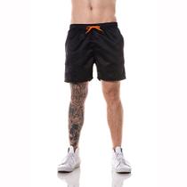 Bermuda Masculina Tactel Preta Básica Bermuda Masculina Tactel Preta Básica