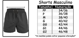 Bermuda masculina tamanho único P Bermuda masculina tamanho único P