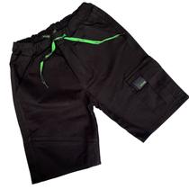 Bermuda Masculino com Bolso Cargo em sarja Juvenil Bermuda Masculino com Bolso Cargo em sarja Juvenil