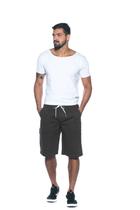 Bermuda Masculino Elástico Sarja 7735 Verde