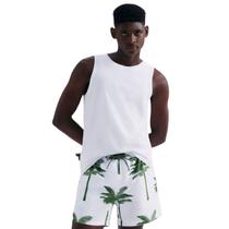 Bermuda Masculino Hering Estampado Branco