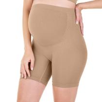 Bermuda Maternidade Gestante sem costura Microfribra Zee Rucci Bermuda Maternidade Gestante sem costura Microfribra Zee Rucci