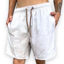 Bermuda Mauricinho Elastano Shorts Moda Praia Com Elastico