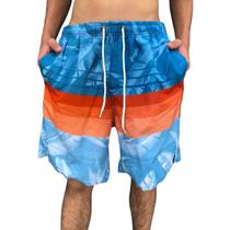 Bermuda Mauricinho Elastano Shorts Moda Praia Gangster - Gagster