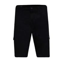 Bermuda Max Denim Cargo Masculino - Preto