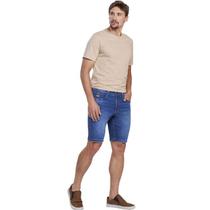 Bermuda Max Denim Reta Premium Masculino - Jeans escuro Bermuda Max Denim Reta Premium Masculino - Jeans escuro