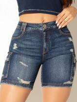 Bermuda Meia Coxa Cargo Pitbull Pit Bull Jeans 68702 Bermuda Meia Coxa Cargo Pitbull Pit Bull Jeans 68702