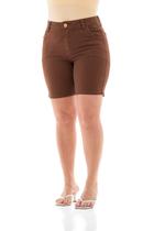 Bermuda Meia Coxa Collor Feminina Arauto Bermuda Meia Coxa Collor Feminina Arauto