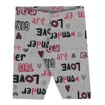 Bermuda menina ciclista mescla estampada elian tam. 2