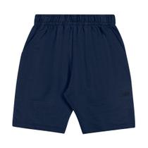 Bermuda Menino Angerô Moletinho Azul Marinho