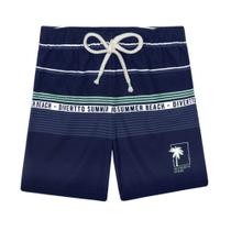 Bermuda Menino Divertto Nylon com Elastano Tropical Marinho