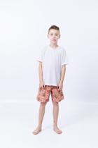 Bermuda Menino Infantil Juvenil de Tactel Estampado Secagem Rápida Bermuda Menino Infantil Juvenil de Tactel Estampado Secagem Rápida