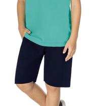 Bermuda Menino Juvenil Teen Com Bolso