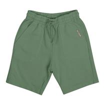 Bermuda Meninos Moletom Estonado Verde Cintura Elástico e Cordão Have Fun Tamanho:6 anos