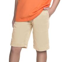 Bermuda Meninos Sarja Comfort Bege Claro Cintura Elástico Have Fun Tamanho:4 anos Bermuda Meninos Sarja Comfort Bege Claro Cintura Elástico Have Fun Tamanho:4 anos