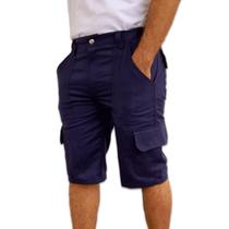 Bermuda Militar Com Zíper 6 Bolsos