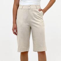 Bermuda Miravest Jorts em Tecido Feminina Bermuda Miravest Jorts em Tecido Feminina