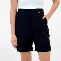 Bermuda Miravest Meia Coxa em Tecido Feminina Bermuda Miravest Meia Coxa em Tecido Feminina