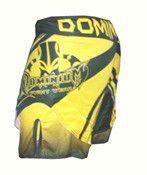Bermuda MMA - Dry 2789A - Preto/Amarelo - Dominium -