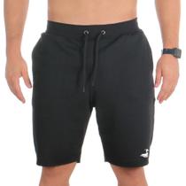 Bermuda Moletinho Plus Size Algodao Masculina Tamanho Especial Cordao Ajustavel Com Bolsos Macia